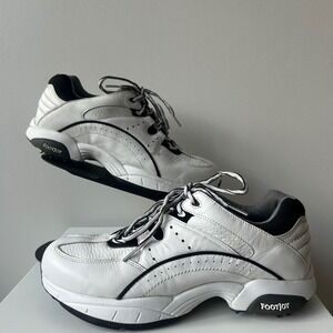 FootJoy Golf SuperLites Athletics‎ Shoes Mens 9.5 White Leather Spiked Stability